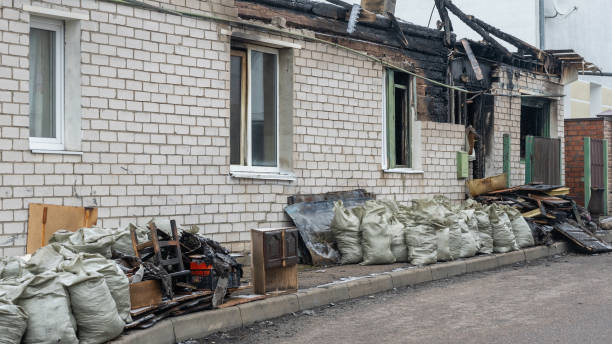 Professional Fire Damage Removal technician working in Upperville, VA
